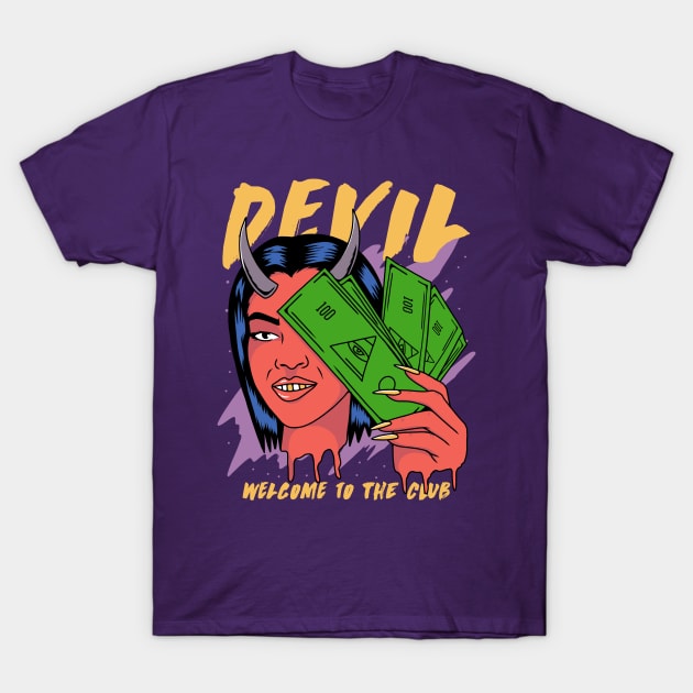 Devil T-Shirt by sapstudiodesign